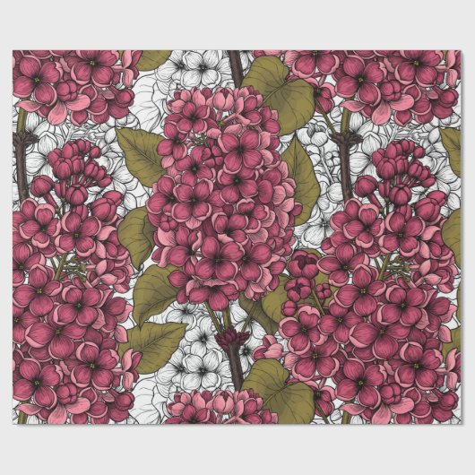 Lila Cadeaupapier (Vlak)