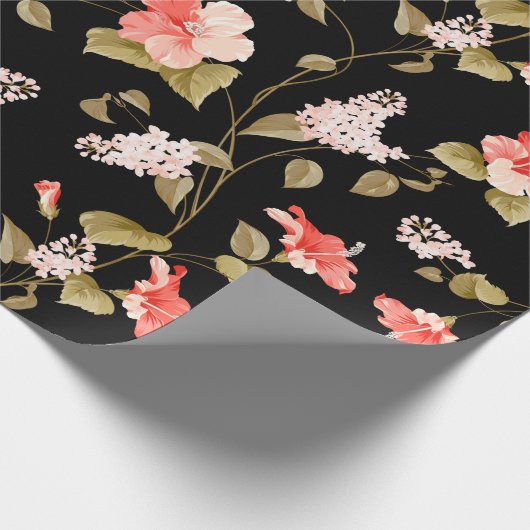 lila cadeaupapier (Hoek)