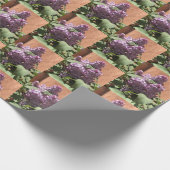 Lila Cadeaupapier (Hoek)