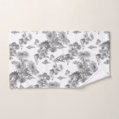 Lila chrysanten, waterverf badhanddoekset bad handdoek (Handdoek)