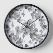 Lila chrysanten, waterverf-vierkante wandbekleding (Voorkant)