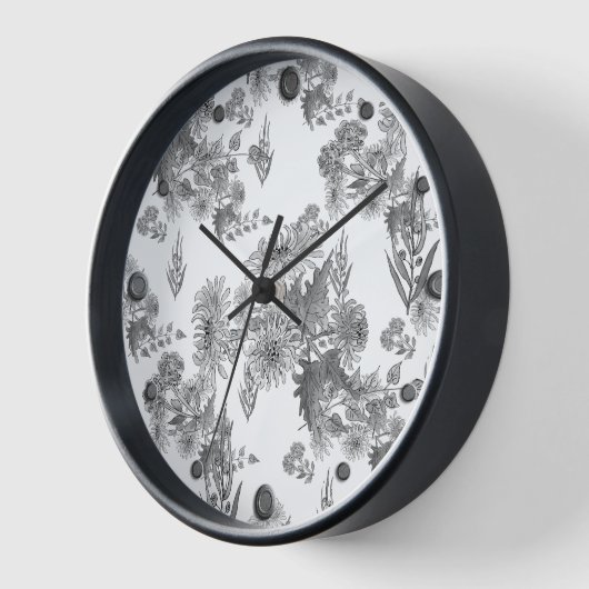 Lila chrysanten, waterverf-vierkante wandbekleding (Hoek)