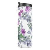 Lila chrysanthema , waterverf thermosbeker (Geroteerd rechts)