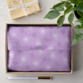 Lila cirkelpatroon tissuepapier (Geschenk)