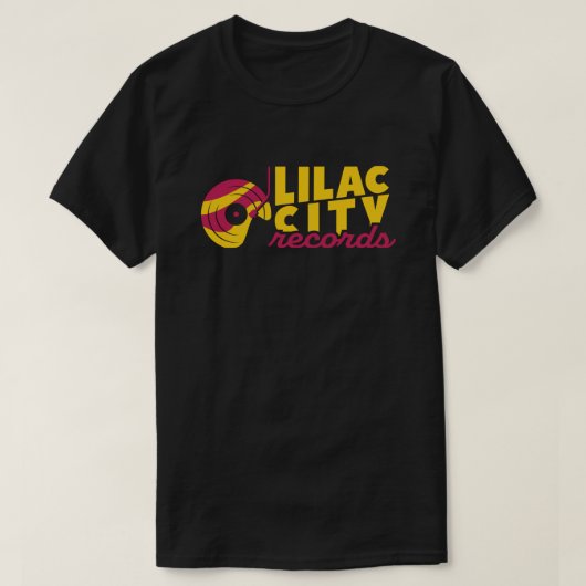 Lila City Records T-shirt (Design voorkant)