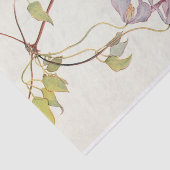 Lila Clematis door Margaret Armstrong Tissuepapier (Detail)