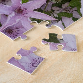 lila, clematis, mooi, bloem, lila bloem, legpuzzel (Zijkant)
