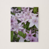 lila, clematis, mooi, bloem, lila bloem, legpuzzel (Verticaal)