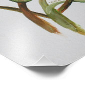 Lila Clematis vijn Acrylverf Foto Afdruk (Hoek)