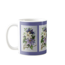 Lila Clematis vijn Acrylverf