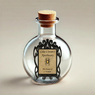 Lila Cloven's Apothecary: Baard van een vrouw Sticker