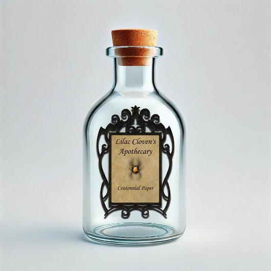 Lila Cloven's Apothecary: Centennial Paper Sticker