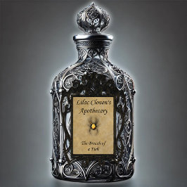 Lila Cloven's Apothecary: De adem van een vis Sticker