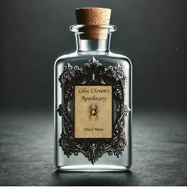 Lila Cloven's Apothecary: Gedroogde Newt Sticker