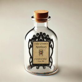 Lila Cloven's Apothecary: Kristalliseerde Bloed AB Sticker