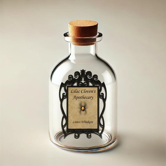 Lila Cloven's Apothecary: Lion's Whiskers Sticker