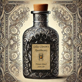 Lila Cloven's Apothecary: Menselijk Bloed 100% B+ Sticker