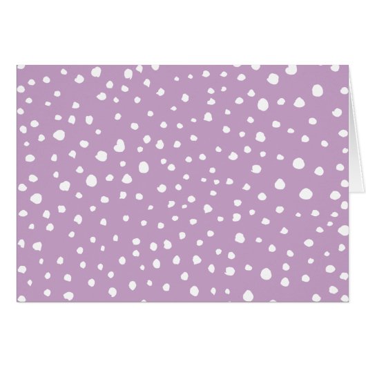 Lila Dalmatische Spots, Dalmatische Stippen, gecit (Voorkant Horizontaal)