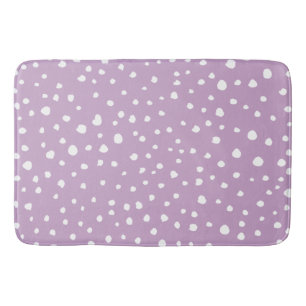 Lila Dalmatische Spots, Dalmatische Stippen, gecit Badmat