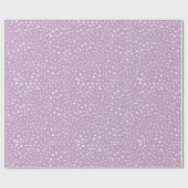 Lila Dalmatische Spots, Dalmatische Stippen, gecit Cadeaupapier (Vlak)