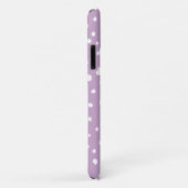 Lila Dalmatische Spots, Dalmatische Stippen, gecit Case-Mate iPhone Case (Achterkant/rechts)
