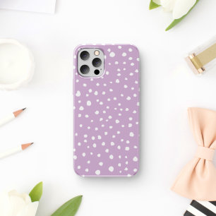 Lila Dalmatische Spots, Dalmatische Stippen, gecit Case-Mate iPhone Case