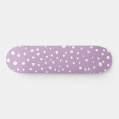 Lila Dalmatische Spots, Dalmatische Stippen, gecit Persoonlijk Skateboard (Horizontaal)
