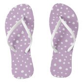 Lila Dalmatische Spots, Dalmatische Stippen, gecit Teenslippers (Voetbed)