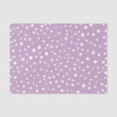 Lila Dalmatische Spots, Dalmatische Stippen, gecit Tissuepapier (Voorkant)