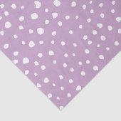 Lila Dalmatische Spots, Dalmatische Stippen, gecit Tissuepapier (Detail)