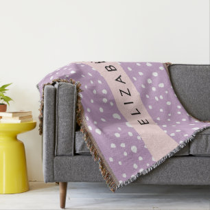 Lila Dalmatische Vlekken, Dalmatische Stippen, Jou Deken