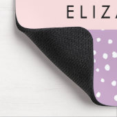 Lila Dalmatische Vlekken, Dalmatische Stippen, Jou Muismat (Hoek)