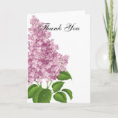 Lila dank bedankkaart (Voorkant)