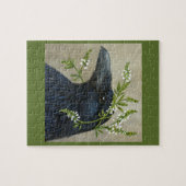 Lila de raven puzzle legpuzzel (Horizontaal)