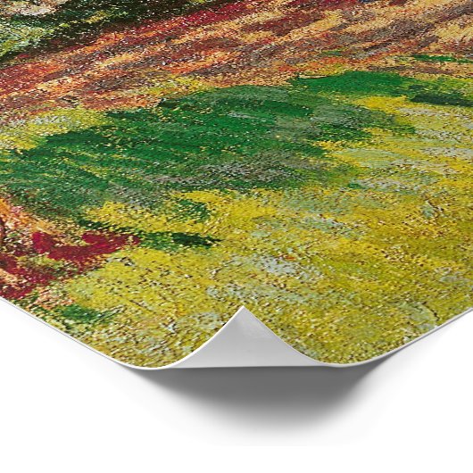 Lila, de tuin van de kunstenaar poster (Hoek)