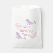 Lila deeg van walvisroze zeebaars bedankzakje (Voorkant)