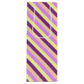 Lila deeg wijn cadeautas (Voorkant)