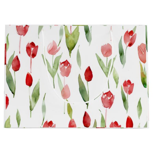 Lila Delight Decoratieve Tassen" Groot Cadeauzakje (Voorkant)