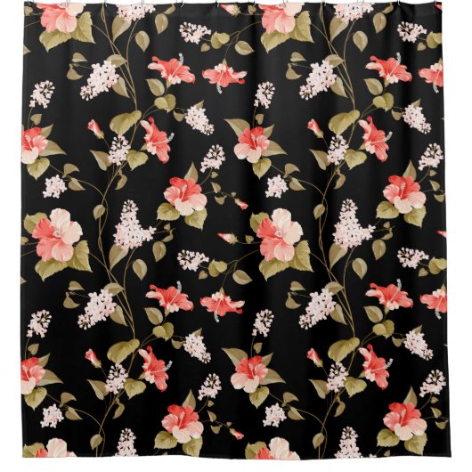 lila douchegordijn (Voorkant)