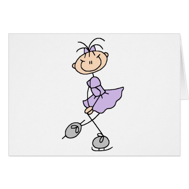 Lila dress-tekenfilmpjes voor Skater-overhemden en (Voorkant Horizontaal)