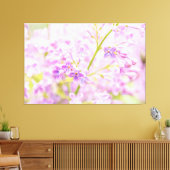 Lila drijvers canvas afdruk (Insitu (Woonkamer))