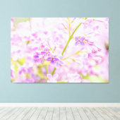 Lila drijvers canvas afdruk (Insitu (Houten vloer))