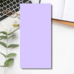 Lila dromen Effen kleur | Klassiek Elegant Magnetisch Notitieblok<br><div class="desc">Lila dromen Effen kleur | Klassiek | Elegant | Trendy | Stijlvol | Cadeau | Paarse tinten kleur</div>