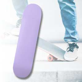 Lila dromen Effen kleur | Klassiek Elegant Persoonlijk Skateboard