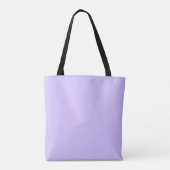 Lila dromen Effen kleur | Klassiek Elegant Tote Bag (Achterkant)