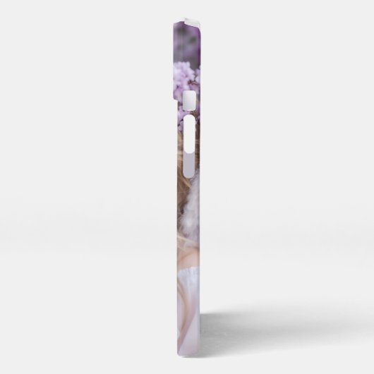 Lila dromen - Serene Spring Angel iPhone Hoesje (Linkerkant)