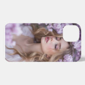 Lila dromen - Serene Spring Angel iPhone Hoesje (Achterkant horizontaal)