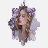 Lila dromen - Serene Spring Angel Ornament Kaart (Links)