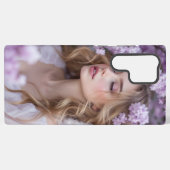 Lila dromen - Serene Spring Angel Samsung Galaxy Hoesje (Achterkant horizontaal)