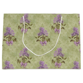 Lila Dromen  Stijl Groen Antiek Damask Groot Cadeauzakje